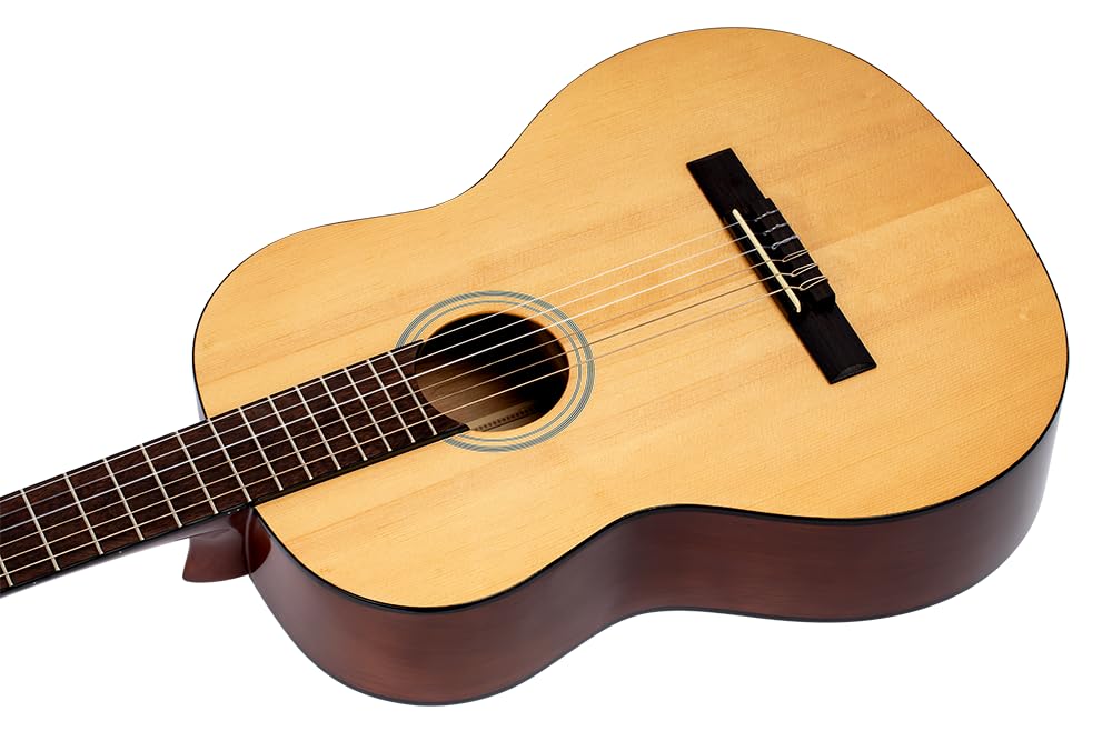 Ortega Guitars Guitare Classique 4/4 – Student Series – Épicéa / Catalpa, Naturel Brillant (RST5)