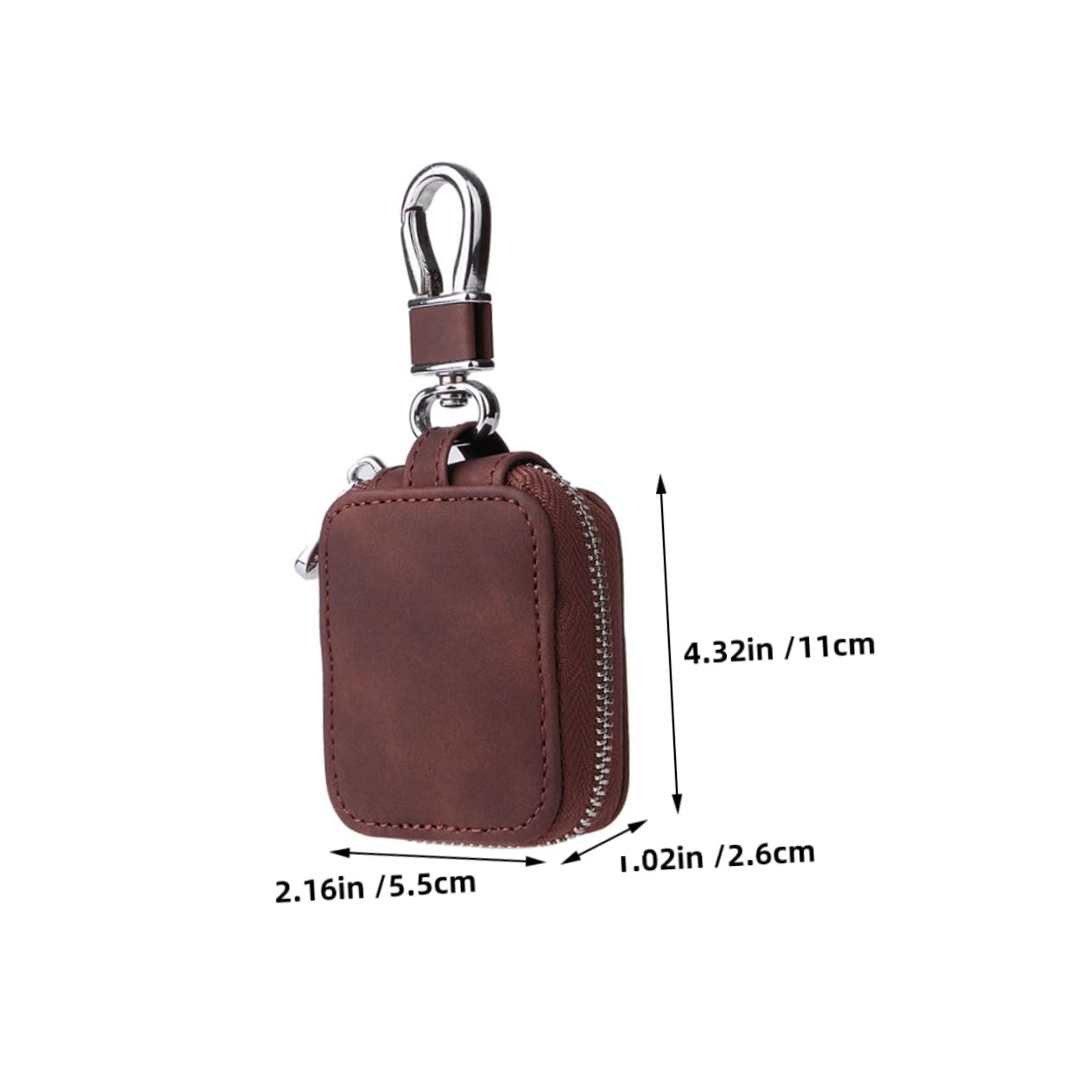 Mikikit 5stücke Earphone Case Cover Mit Buckle Tragbare Und Kratzfeste Aufbewahrung Für Kompatibel Praktisch Und Sicher Kaffee Farbe