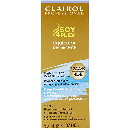 Clairol Professional 12AA-BV/HL-B High Lift Ultra Cool Blonde Blue, 2 oz