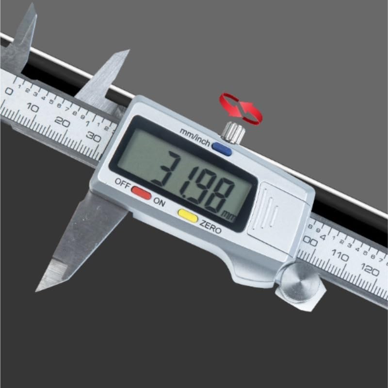 Rangefinder Caliper Industrial Measuring Tool | Stainless Steel Digital Caliper with 0-150 Range High Precision