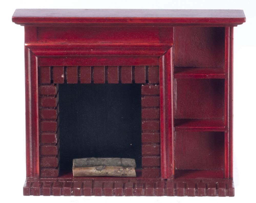 Melody Jane Puppenhaus-Kamin-Set 1:24 – Miniatur-Kamin Mit Zubehör – 7-teilig – Aus Zinn, Hergestellt In England
