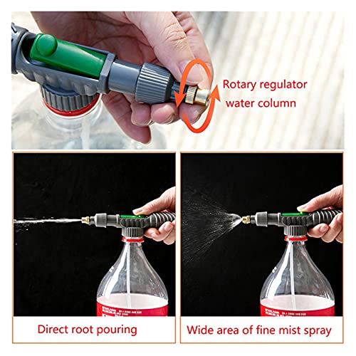 Hogedrukluchtpompspuit Huishoudspuit Watering Hoofd Nozzle Tuin Hogedruk Handleiding Plastic Luchtpomp Verstelbare… - Image 6