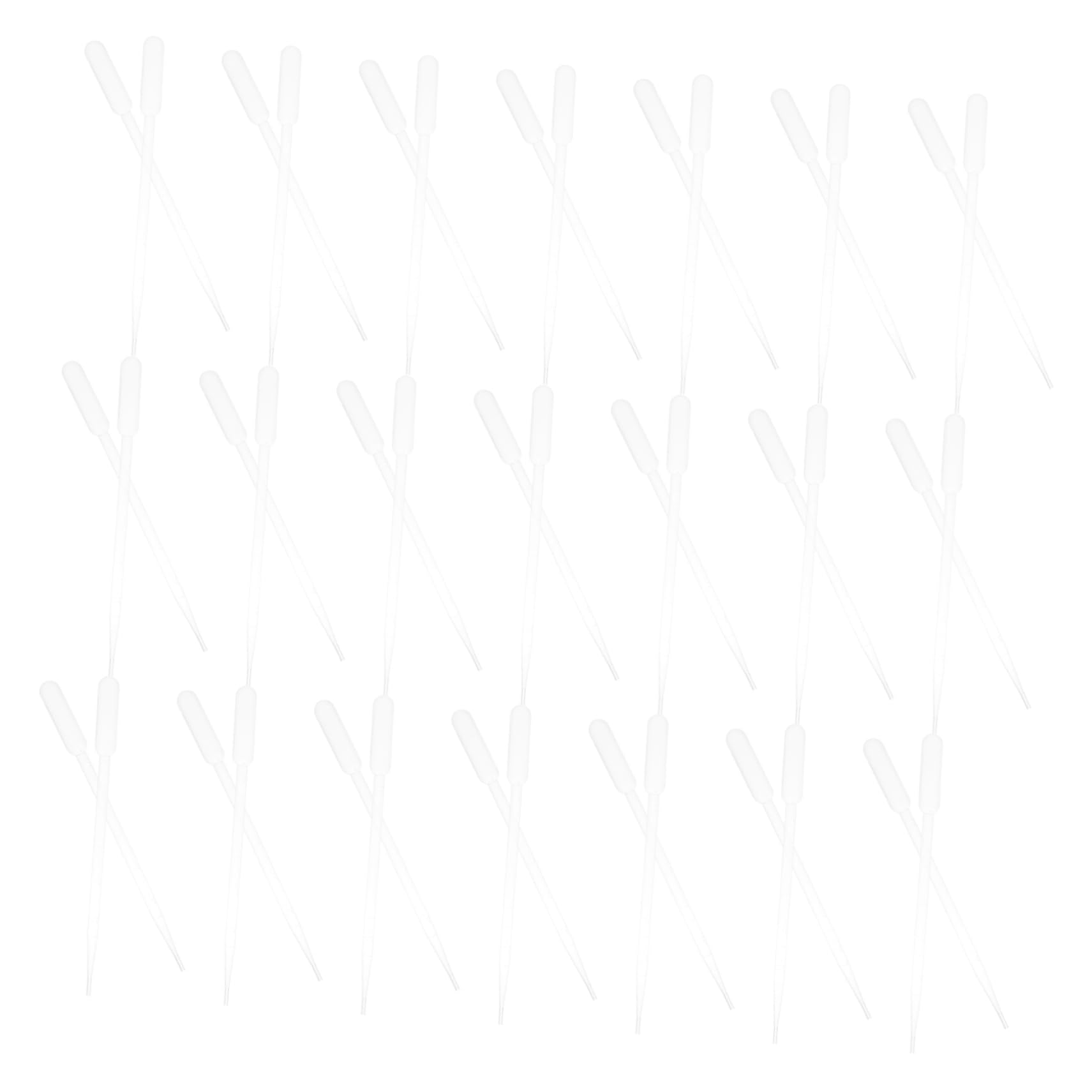 SOLUSTRE 100pcs Plastic Pipettes Graduated Dropper Pipettes for Essential Oil Transfer Scale for Lab