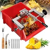 Pelador manual de piña con cesta para un uso fácil en el hogar y el supermercado