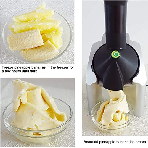 Frucht Eismaschine, Heim Eismaschine, Haushalts Vollautomatischer Mini DIY Slush Dessert Hersteller, Heim Soft Serve… – Bild 7
