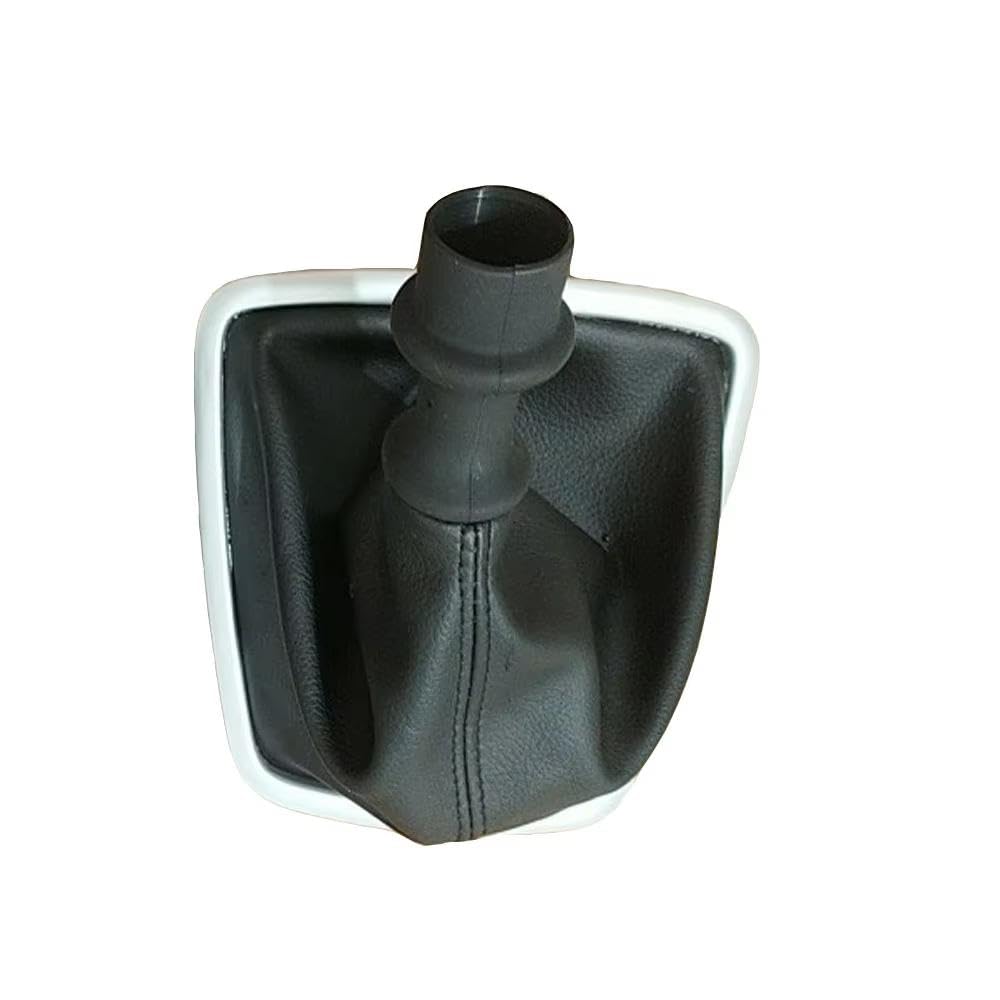 YDXHERTA 6 Speed Shifter Handle Stick Boot for Renault for Laguna Mk3 2007-2015 Manual Gear Shift Knob Leather Gaiter Boot Cover Lever Auto Parts(Boot only)