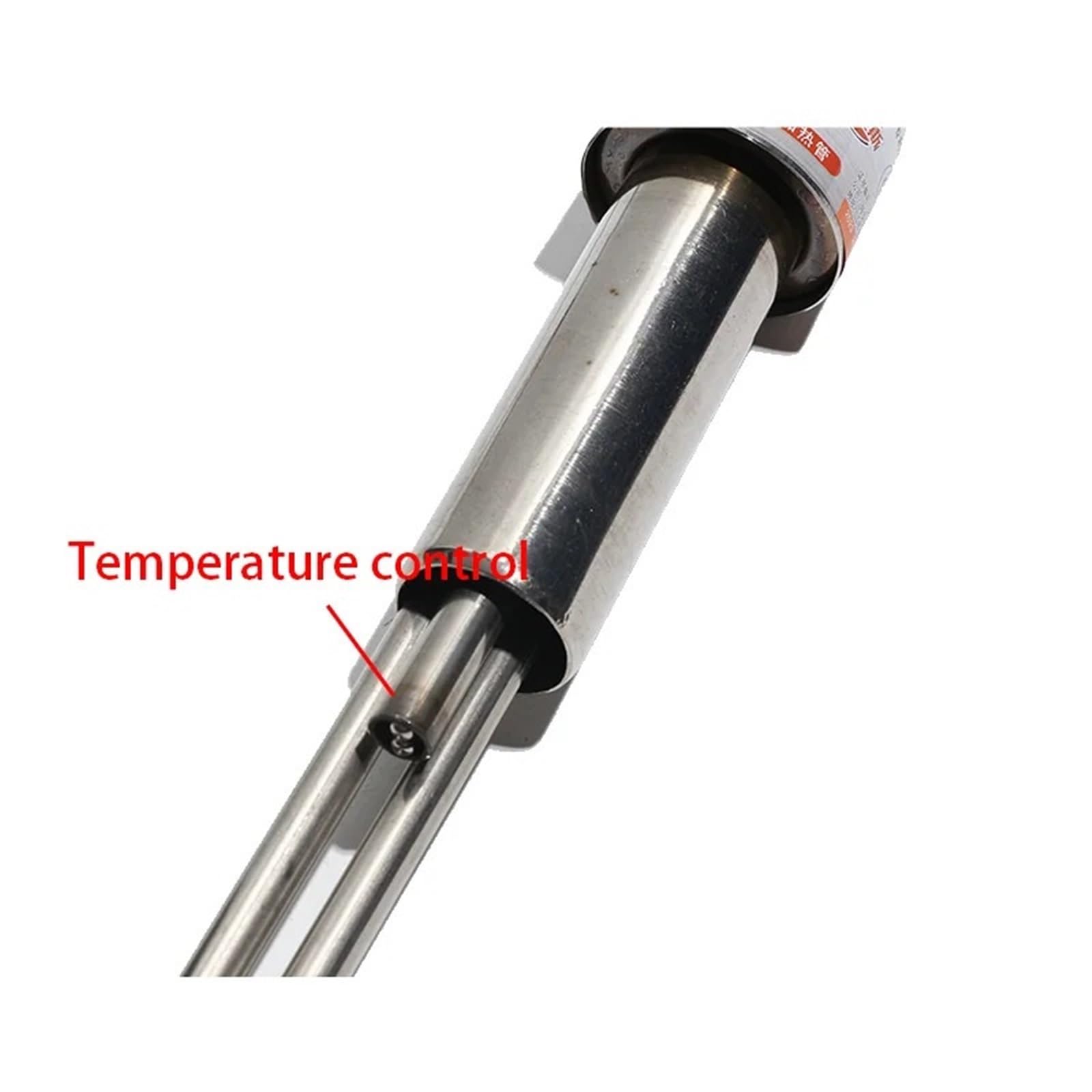 1,5 kW elektrisches Wasserheizelement 220 V, 3/4 Zoll, 25 mm Buchse mit Temperaturregler, 51 cm, 3 Drähte, HE, Stück