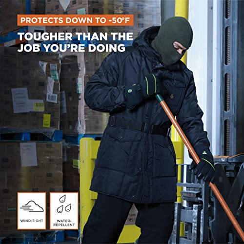 RefrigiWear Insulated Iron-Tuff Inspector Jacket Water-Resistant Knee-Length Workwear Coat4