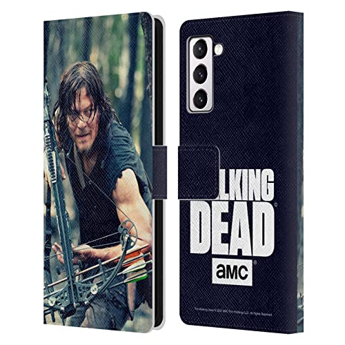 The Walking Dead Housse Cuir Samsung S21+ 5G Idéal pour Regarder vos Séries