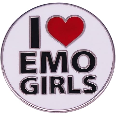 Ficsowy Enamel Pin - Emo Badge, Party Favors and Gift Items Gift for Men Woman