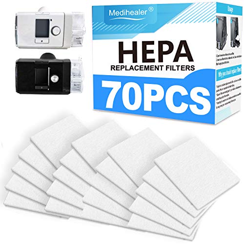 70 Pcaks HEPA CPAP Filters for Resmed - Three Year Supply Air Filters for Resmed AirSense 10, AirCurve 10- S9, AirStart Series - Medihealer Replacement Filters Supplies