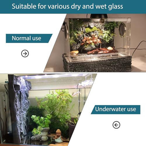 Image of 4pcs Rock Terrarium Background,3D Reptile Tank Background Board,Amphibian Stereo Backdrop Wall,Lizard Snake Gecko Spider Chameleon Turtle Fish pet silo Background Decorative Panel