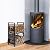 MYFIREPLACEDIRECT Firewood Rack with 4 Fireplace Tools, Fireplace Tool Sets Log Rack Outdoor Heavy-Duty Log Wood Storage Accessory for Indoor Fire Pit Wood Holders with Shovel, Poker, Tongs, Broom