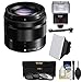 Panasonic Lumix G Vario 35-100mm f/4.0-5.6 OIS Zoom Lens with Flash + Diffusers + 3 Filters + Kit for G6, GF6, GF7, GH3, GH4, GM1, GM5, GX7 Cameras