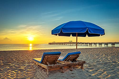 Ammsun TS72014 7.5Ft Heavy Duty High Wind Beach Umbrella Commercial Grade Patio Beach Umbrella thumb #4