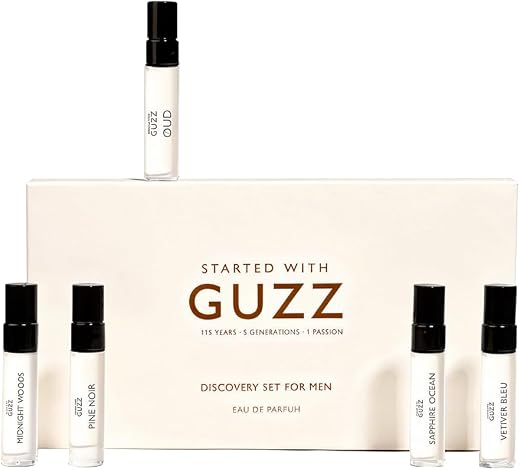 Started with Guzz Discovery Set for Men | 5 Long Lasting Eau De Parfums | Signature Fragrance Collection | 5 x 5 ML