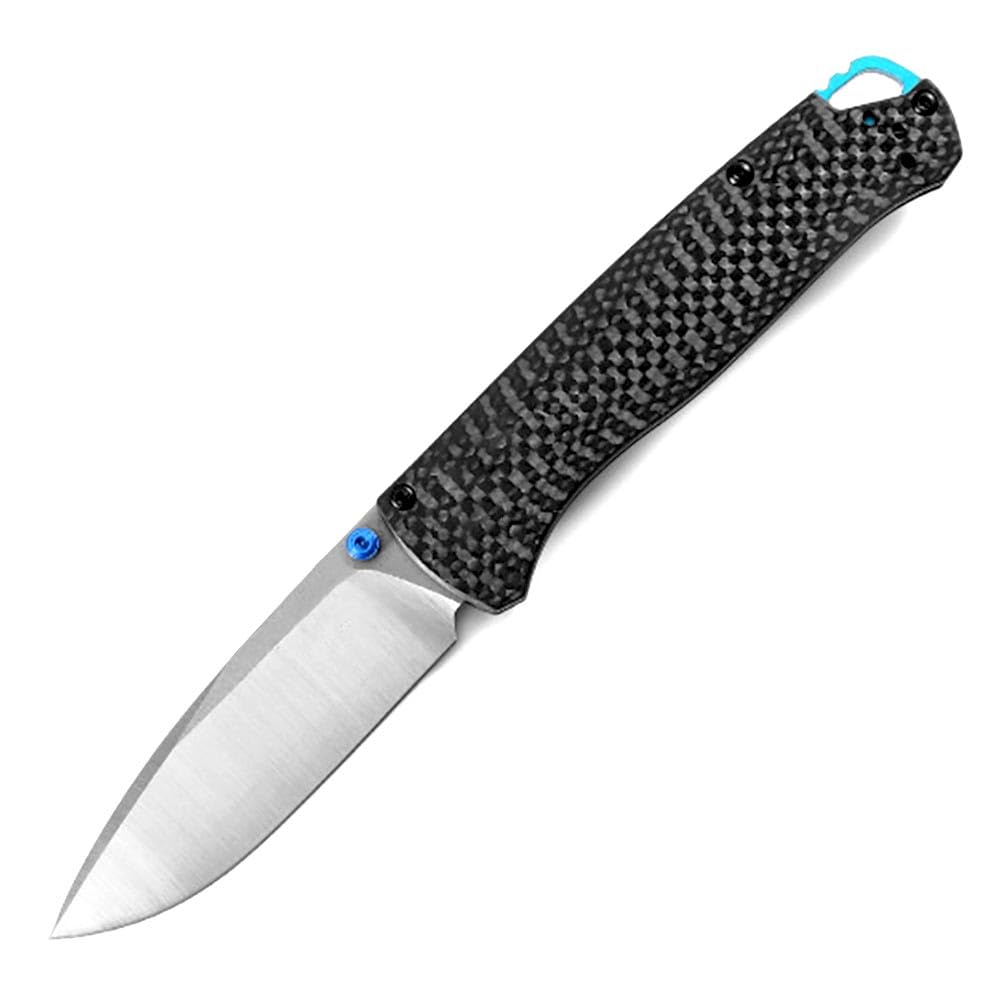 Outdoor Messer Survival Tragbar Taschenmesser Flach Aus Edelstahl S90V, Robust Leicht Kohlefaser Klappmesser, Camper Jagdmesser taktische messer, Klein EDC Tanto Messer mit Taschenclip und Axis Lock
