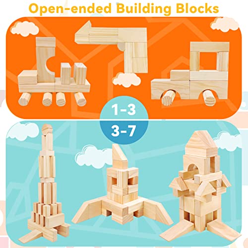 Onshine TNWX-6654 Large Wooden Blocks For Toddlers 1-3 thumb #5