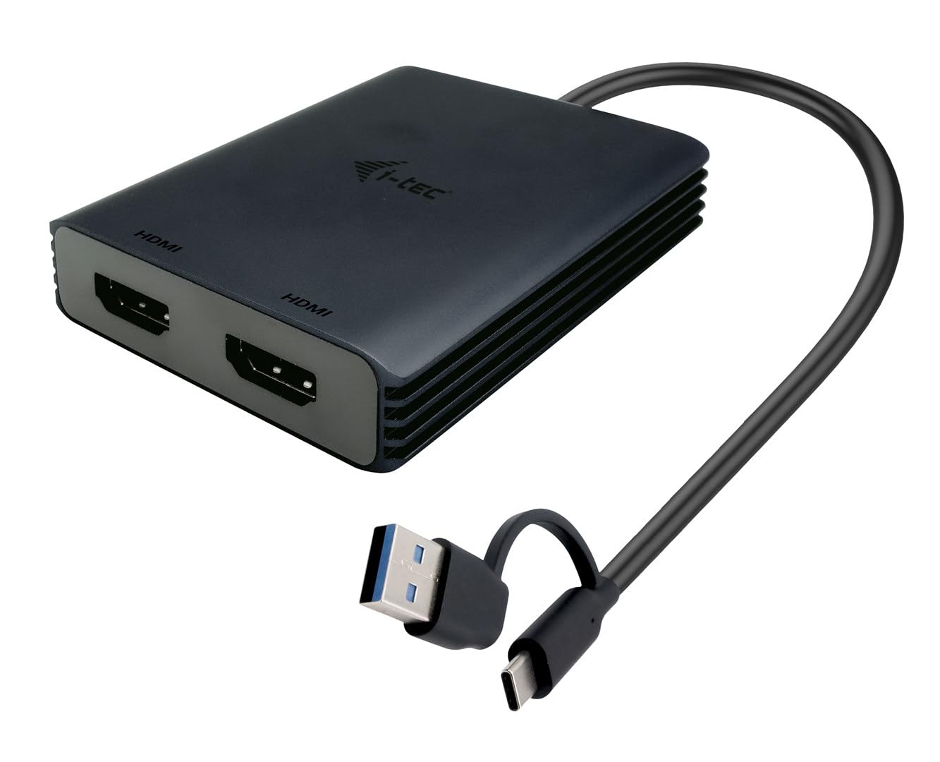 Cavo Usb I-Tec CADUAL4KHDMI Nero-image