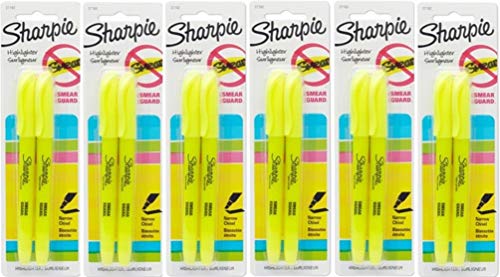 Surligneur Accent Pocket Fluo par lot de 6 packs de 2 pour l'école et le bureau