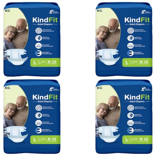 Image of Tape Diapers - Large 40 Pcs Wetness Indicator Antibacterial