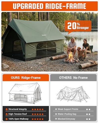 KingCamp 6-8 Person Canvas Hot Tent