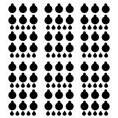 Nievajio 6 pegatinas para cubierta de cámara, pegatinas autoadhesivas de privacidad, adecuadas para computadoras, teléfonos móviles y tabletas