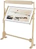 Cross Stitch Stand, Large Size Embroidery Stand Embroidery Hoop Stand Cross Stitch Frame Adjustable Wood Frame for Cross Stitch Needlework Embroidery Project Knitting