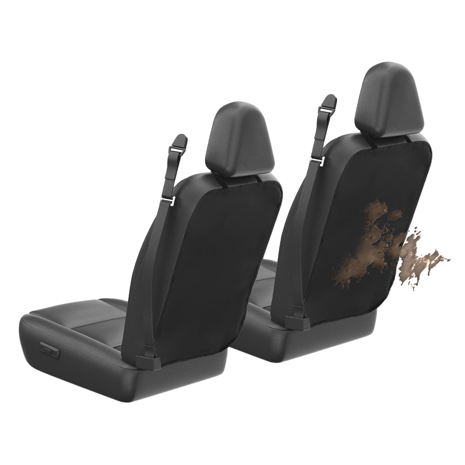 2 Stück Auto Rückenlehnenschutz - 68x48cm Wasserdicht Aus Oxford-Stoff