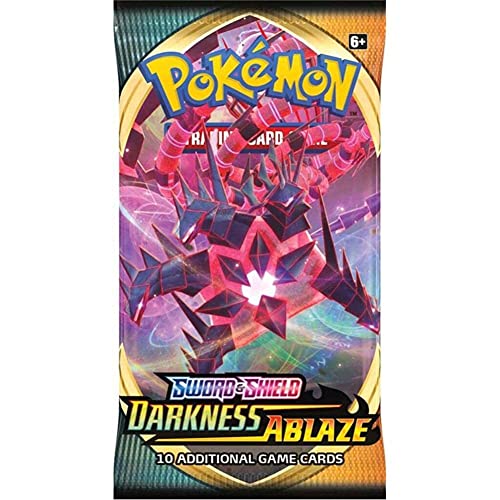 Pokemon 174-81712 Pokemon-Sword & Shield Darkness Ablaze-Booster Packet