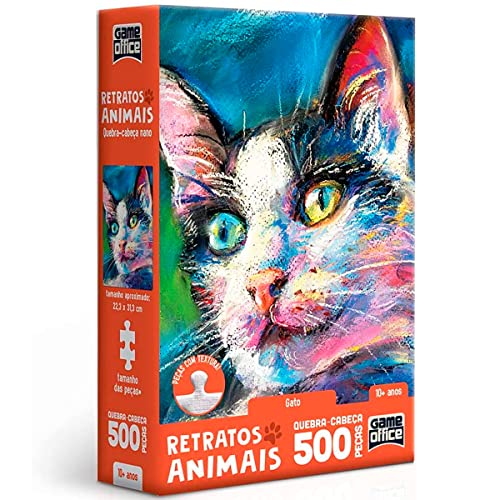 Quebra-cabeça retrato gato