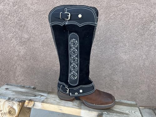 Saddle Horse Riding Short Chaps, POLAINAS Charras. Charro Horse Gear, TACK