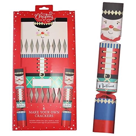Widdle Wonderland 6 Pack Make your Own Christmas Cracker Kit - Nutcracker 0173 Cover