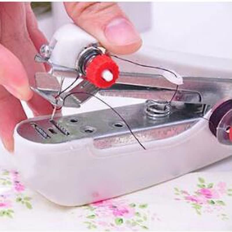 Draagbare handmatige bediening van de naaimachine Naaigereedschap Naaien Doek Stof Handig handwerkgereedschap - Image 6
