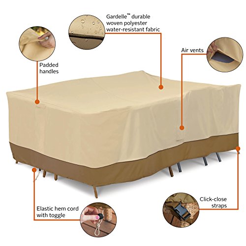 Image of Classic Accessories Classic Accessories 55-884-051501-00 Patio Furniture Cover, X-Large