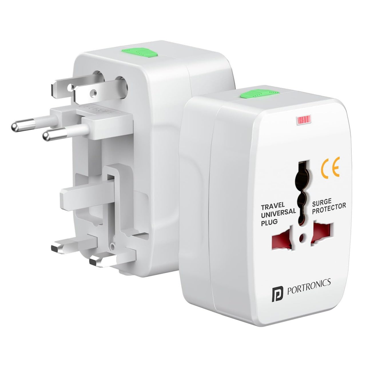 Universal Travel Adapter with 6A AC Socket Output,Universal AC Socket, All in One International Travel Fast Charging Adapter, Suitable for 200+ Countries US,UK,EU,AUS,Etc(White)-image-7
