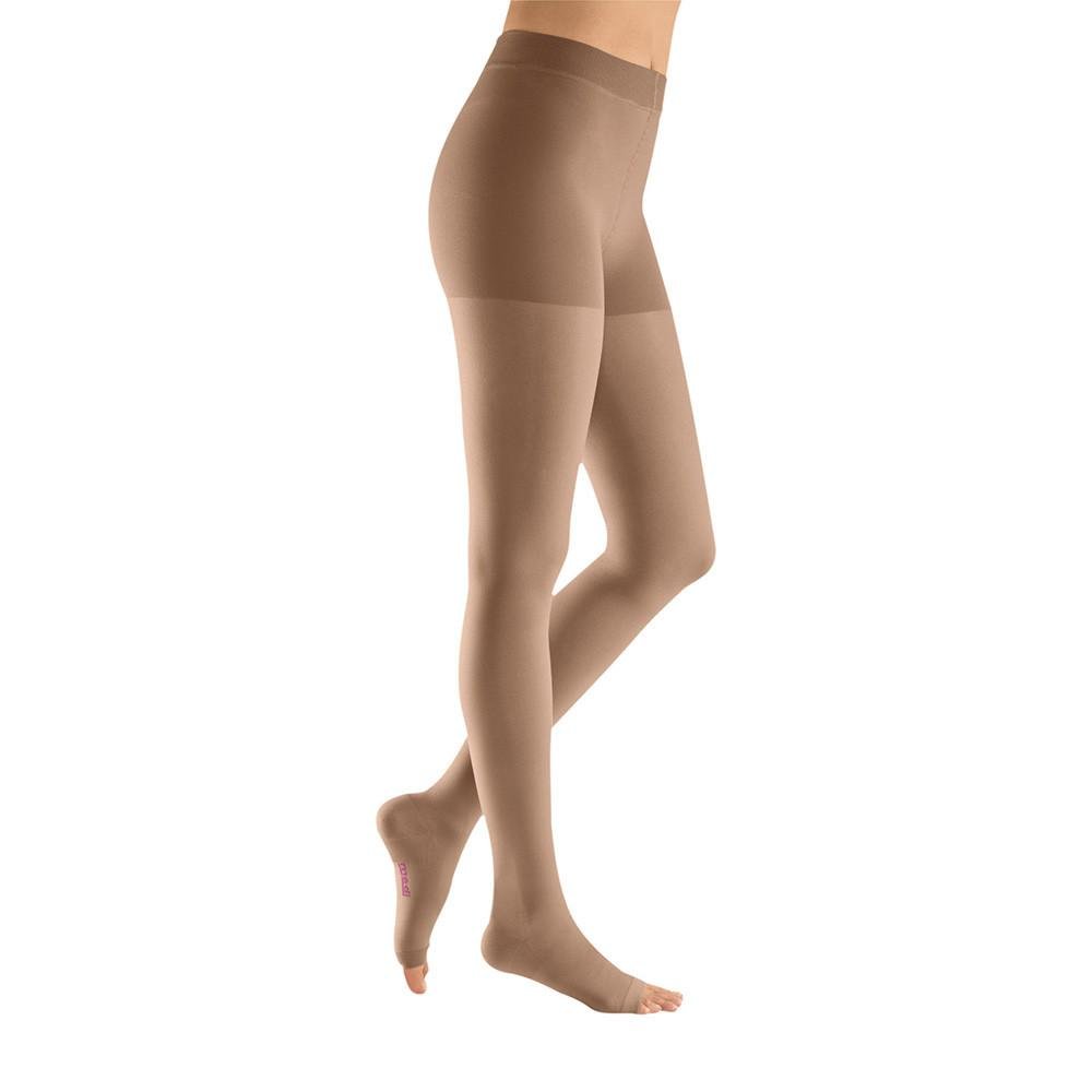 Medi Plus Pantyhose 30-40mmHg Petite Open Toe, IV, BGE
