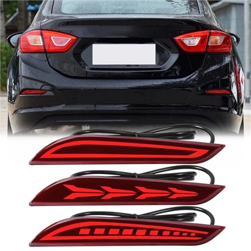 Luces traseras para Chevrolet Cruze 2017 2018 con reflector en rojo 3