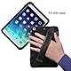 JOYLINK Universal Tablet-Handschlaufe, 360 Grad drehbarer Ledergriff mit elastischem Gürtel, sicher und tragbar für Tablets von 7,9 - 8,4 Zoll (Samsung Asus iPad Mini), Schwarz