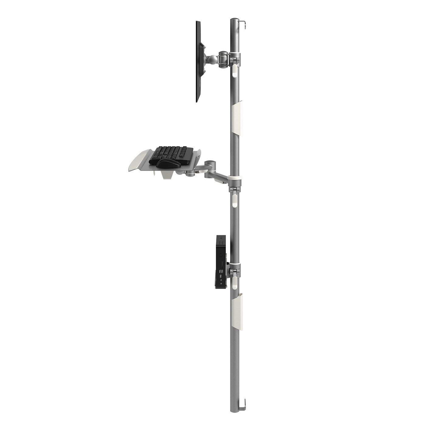 Dataflex ViewMate 52.732 Combo Data Input Wall Mount for Monitor Silver