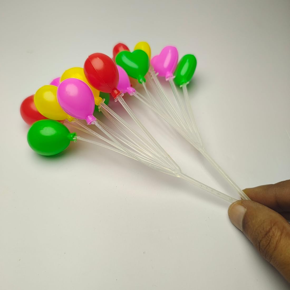 Miniature Balloon Bouquet Set for Dollhouse | Party Decoration Balloons | Dollhouse Celebration Accessories | Miniature Event Decor Collectible-image-1