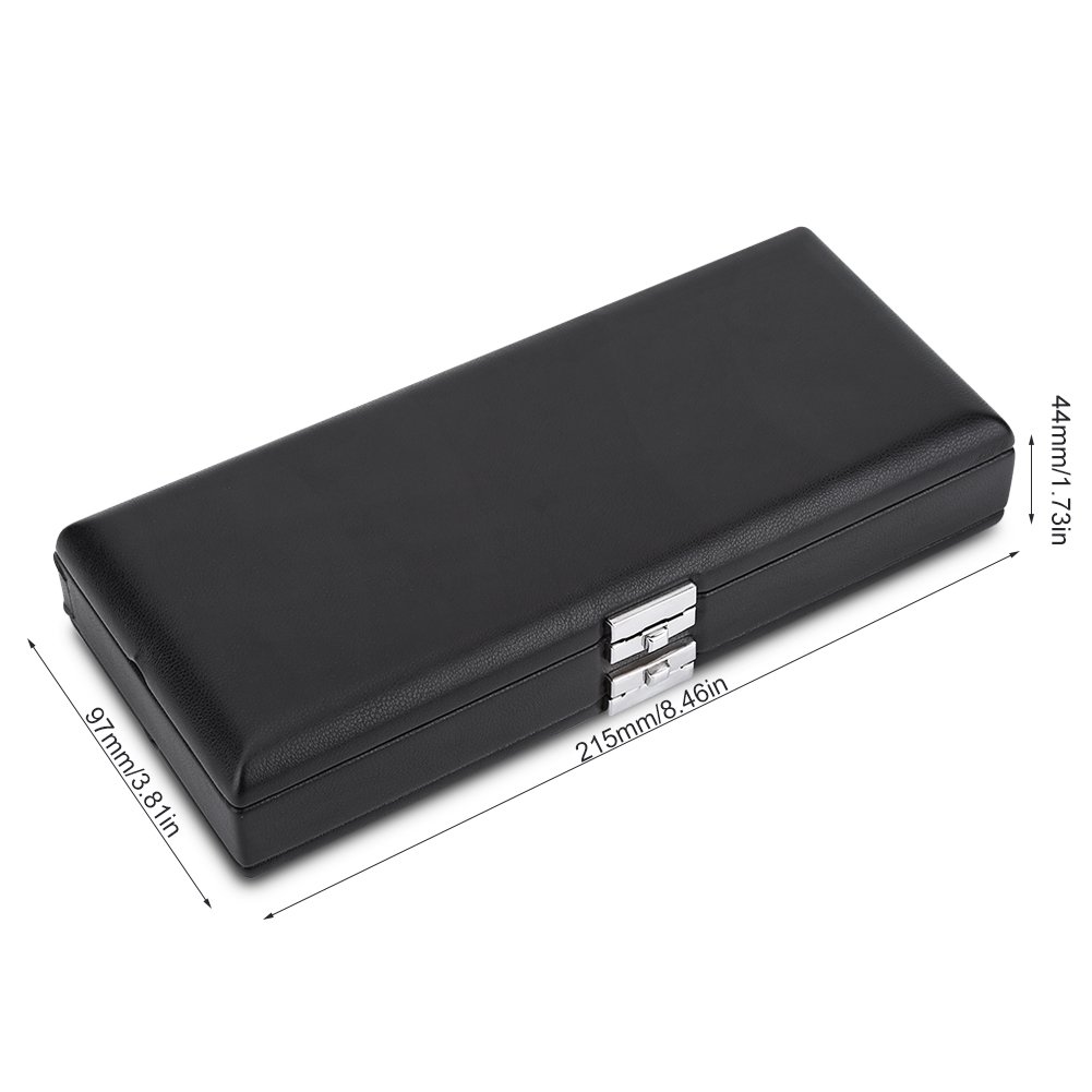 Hobo Riet Case, Reed Case Bas Klarinet Riet Case Zwart met Pu Leer voor