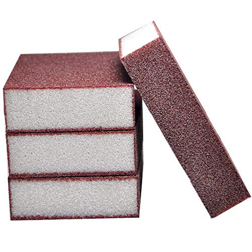 Kichen Sponge Pack of 4, Pot Scrubber Barbecue Rack Scrubbing Sponge, Heavy Duty Cleaning Sponge for Kitchen Bathroom