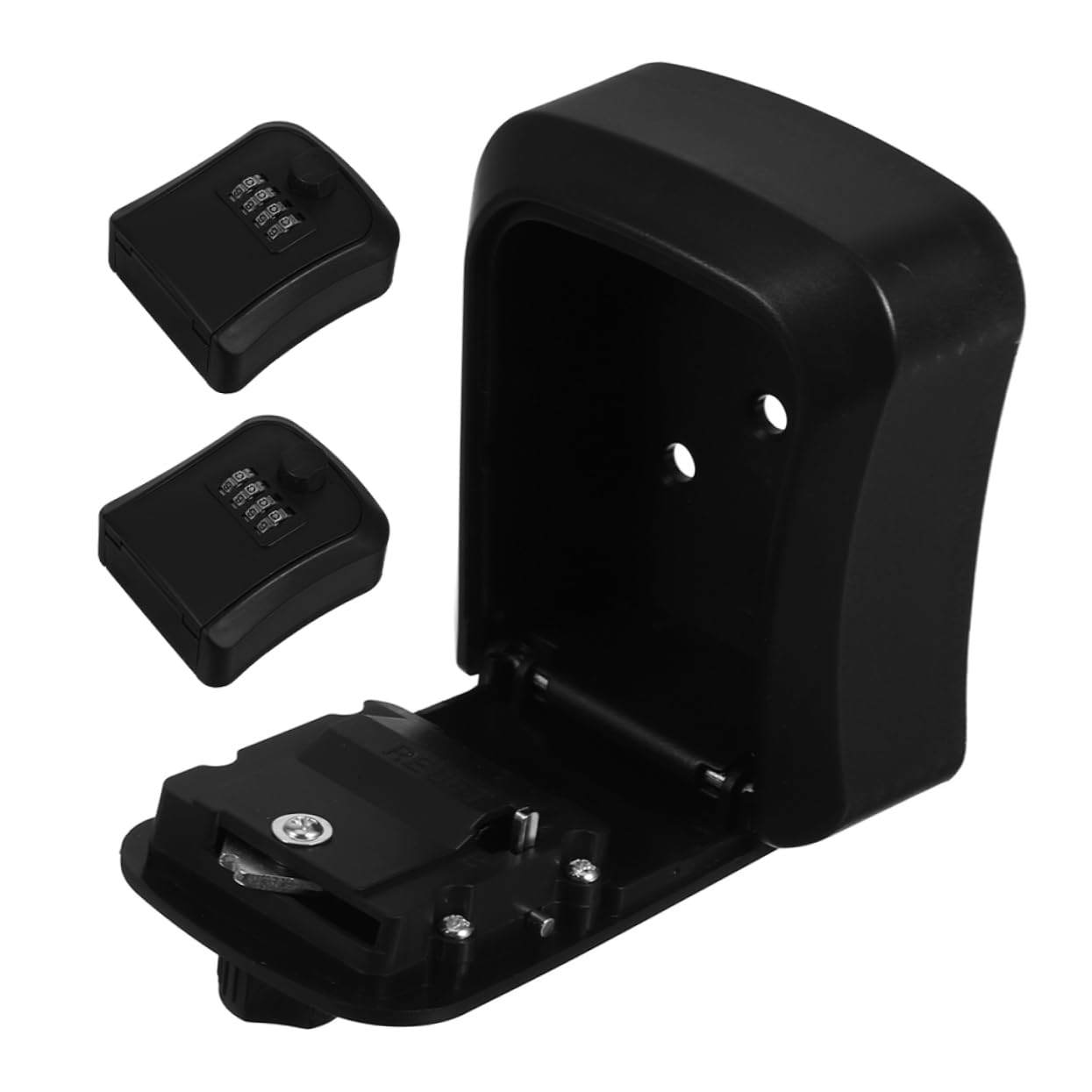 VILLCASE 12piezas Caja De Seguridad para Llaves Combinación Caja De Lock Box Reseteable Diseño Profesional para Almacenamiento De Llaves Exteriores Resistente para Uso Hogares y Oficinas