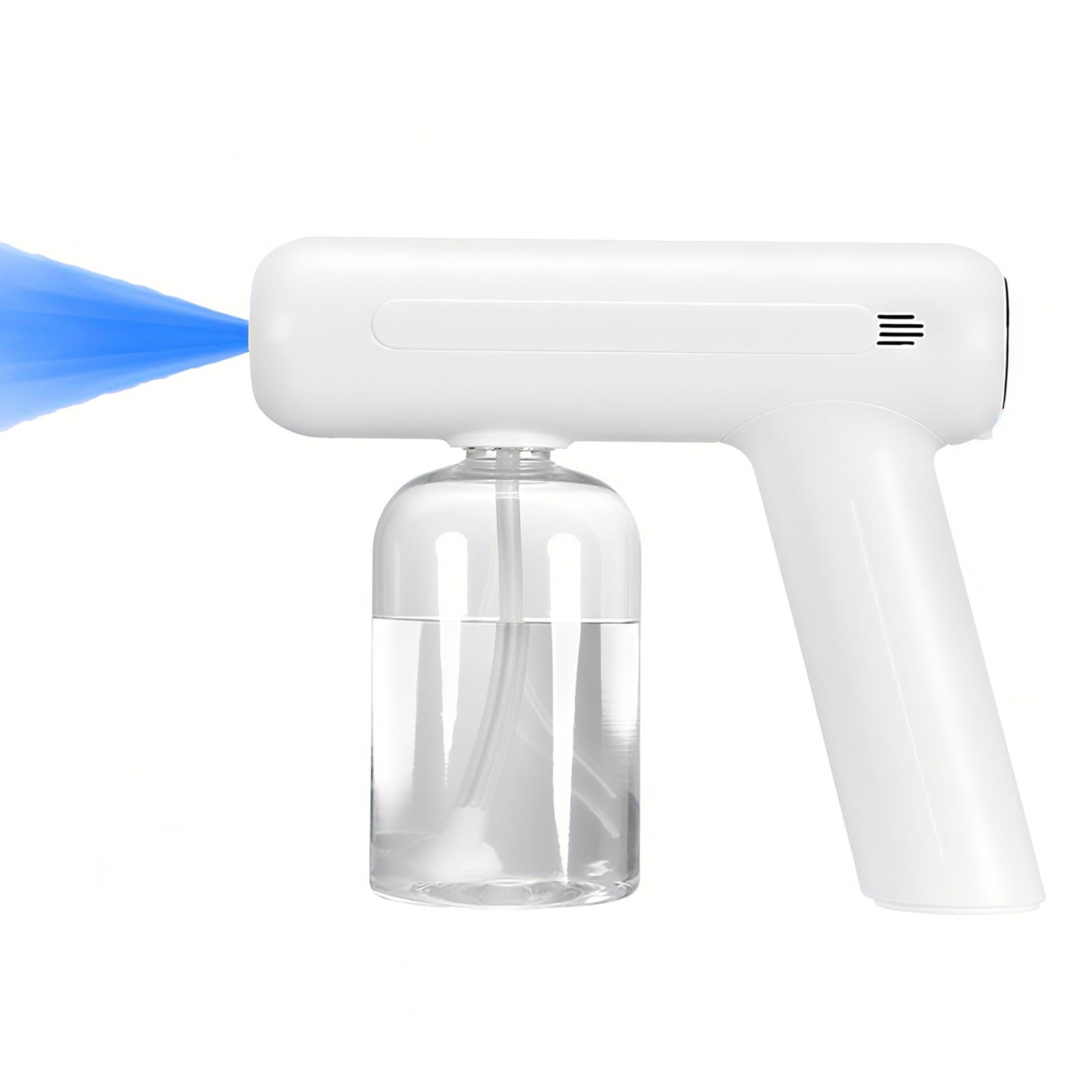 Spruzzatore atomizzatore,Fogger elettrico senza fili, spruzzatore nano ULV ricaricabile | 380ml Nano pistola a spruzzo con luce blu, nebulizzatore palmare, spray portatile elettrostatico