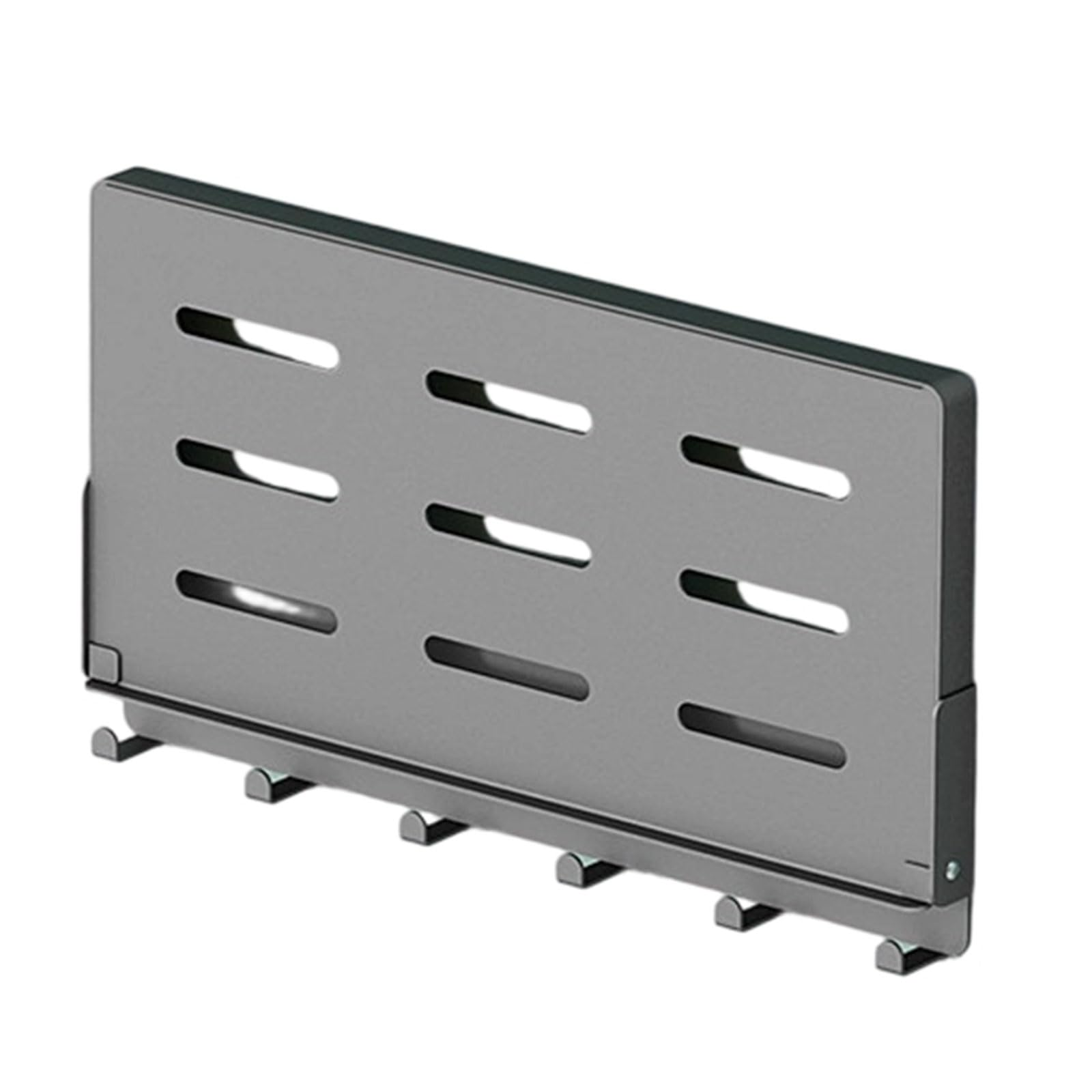 Tsophreniq Foldable Shelf with Hook and Platform for Wall Mount Space Efficiency Heavy Type Fold Hook