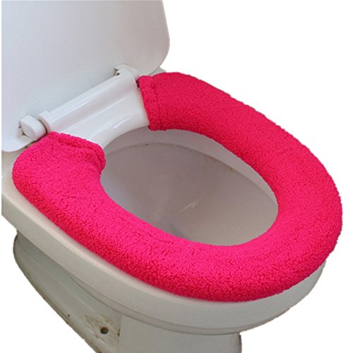 Vimeet Warmer Toilettensitzbezug, waschbar, für Badezimmer, Schrankhocker, Matte Cover