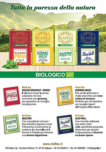 RealTea Biologico Digestive 18 Filtri