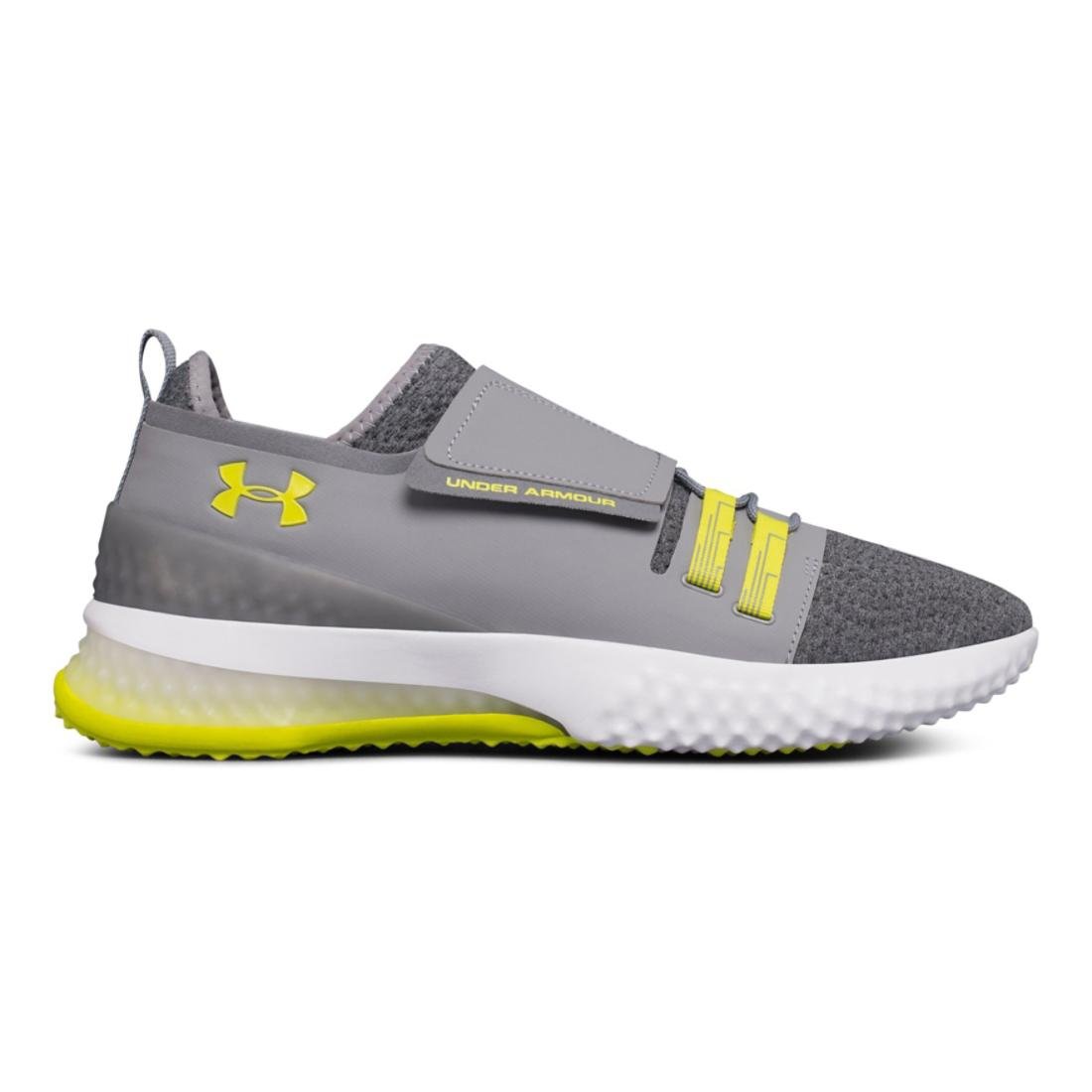Under Armour Men's Architech 3Di, Steel/Yellow, 11.5 D