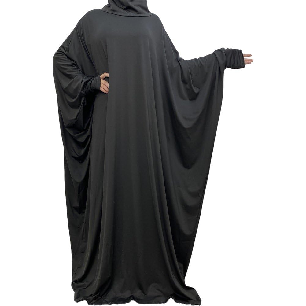 Muslimisches Einteiliges Gebets-Hijab-Kleid Für Frauen, Dubai, Bescheidene Abaya, Frauenbedeckung, Jilbab Niqab, Islam, Vollkapuzen-Jilbab, Ramadan-Geschenk